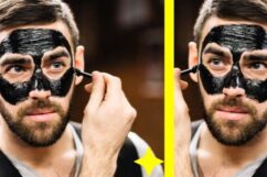 Comment faire un masque noir visage homme